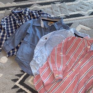 Baby Gap LOT of Cotton dress shirts size 4T